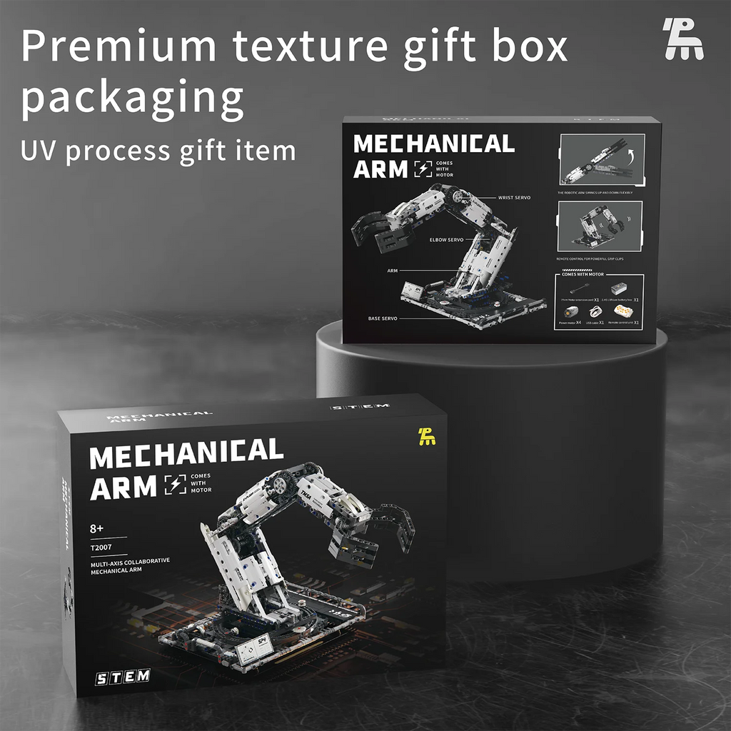 Mechanical Arm Building Set - 784 Pcs App & Remote Control STEM Toy